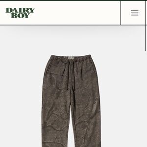 NWT Dairy Boy camo river sweatpants